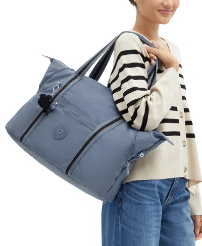 Kipling Art M Tote In Blue