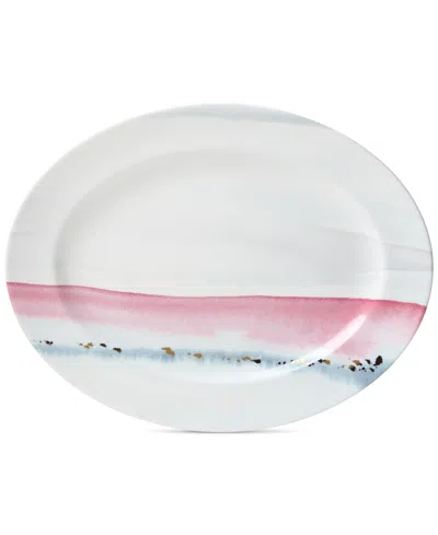 Lenox Watercolor Horizons Microwave Safe Platter, Created For Macy's