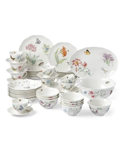 Lenox Butterfly Meadow 50 Pc. Dinnerware Set, Service For 8, Exclusively At Macy's