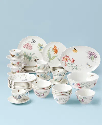 Lenox Butterfly Meadow 50 Pc. Dinnerware Set, Service For 8, Exclusively At Macy's