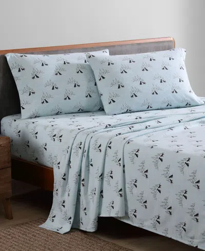 Eddie Bauer Printed Cotton Flannel 4-pc. Sheet Set, Full