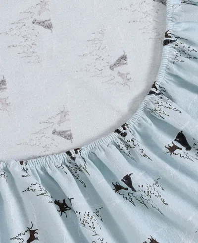 Eddie Bauer Printed Cotton Flannel 4-pc. Sheet Set, Full