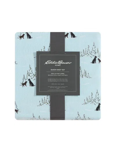 Eddie Bauer Printed Cotton Flannel 4-pc. Sheet Set, Full