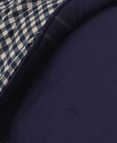 Eddie Bauer Kingston Cotton Reversible 3 Piece Comforter Set, Full/queen In Blue