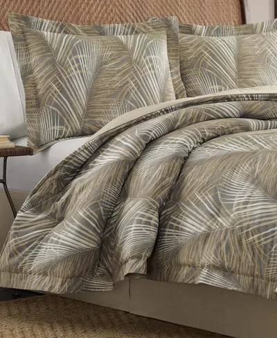 Tommy Bahama Home Raffia Palms Reversible Comforter Set, King