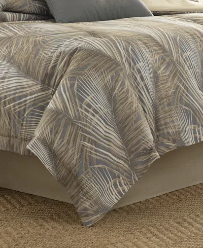 Tommy Bahama Home Raffia Palms Reversible Comforter Set, King