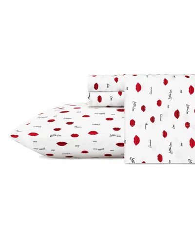 Betsey Johnson Silky Microfiber Printed 4-pc. Sheet Set, Queen