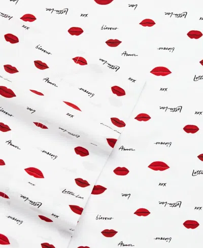 Betsey Johnson Silky Microfiber Printed 4-pc. Sheet Set, Queen