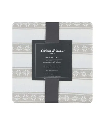 Eddie Bauer Printed Cotton Flannel 4-pc. Sheet Set, Queen