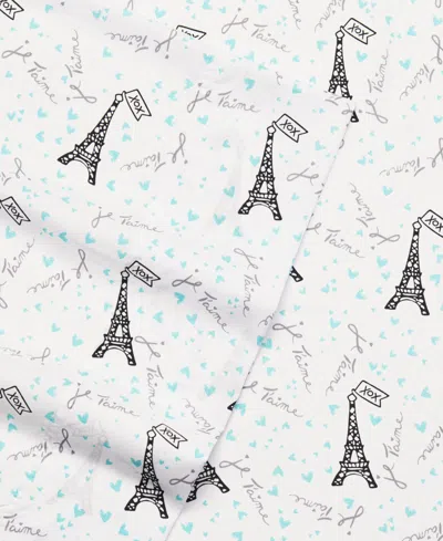 Betsey Johnson Silky Microfiber Printed 4-pc. Sheet Set, King