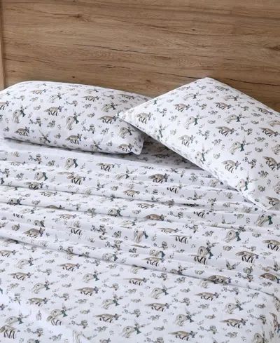 Eddie Bauer Printed Cotton Flannel 4-pc. Sheet Set, Queen
