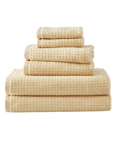 Tommy Bahama Home Northern Pacific Quick Dry Towel Set, 6 Piece In Yellow