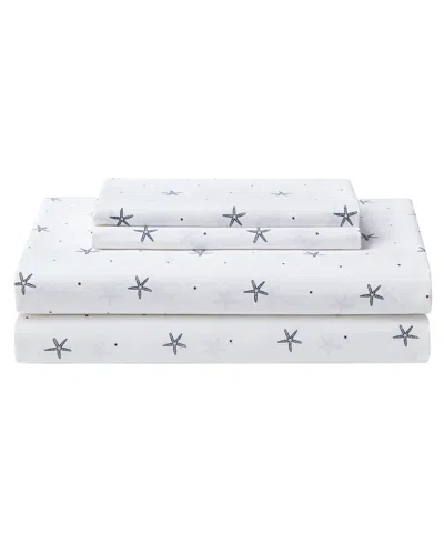 Nautica Star Spangled Coastal Cotton Percale 4-piece Sheet Set, Full In Multi