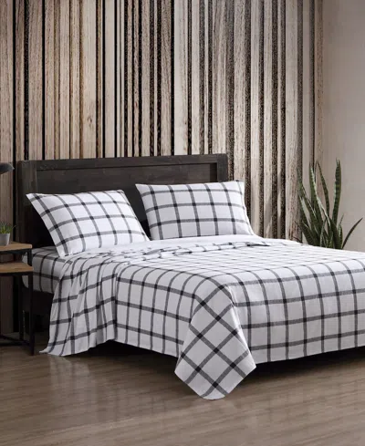 Eddie Bauer Printed Cotton Flannel 4-pc. Sheet Set, King