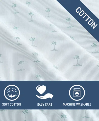 Tommy Bahama Home Cotton Percale 4 Piece Sheet Set, Queen