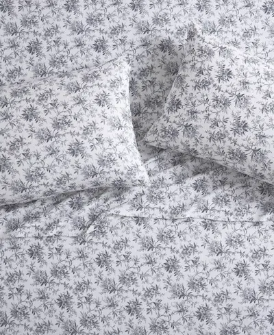 Laura Ashley Cotton Flannel 3 Piece Sheet Set, Twin