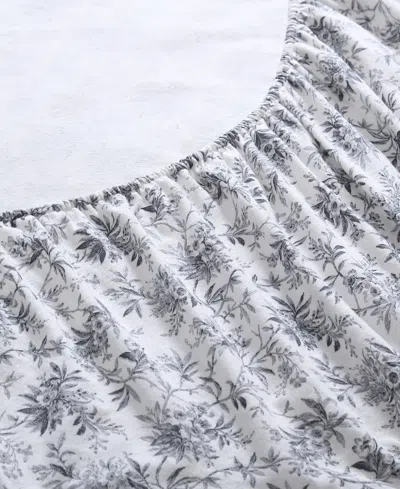 Laura Ashley Cotton Flannel 3 Piece Sheet Set, Twin