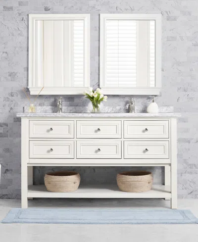 Nautica Peniston Solid Cotton Tufted Bath Runner Rug, 22" X 60" In Blue