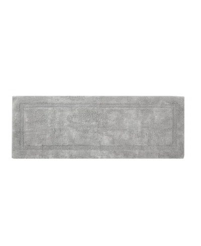 Nautica Peniston Solid Cotton Tufted Bath Runner Rug, 22" X 60" In Gray