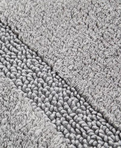 Nautica Peniston Solid Cotton Tufted Bath Runner Rug, 22" X 60" In Gray