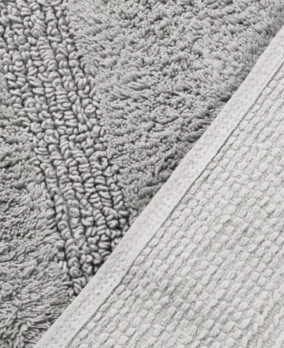 Nautica Peniston Solid Cotton Tufted Bath Runner Rug, 22" X 60" In Gray