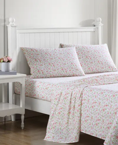 Laura Ashley Cotton Percale Pillowcase Pair, Standard