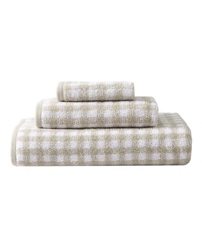 Laura Ashley Ginny Cotton Terry 3 Piece Towel Set