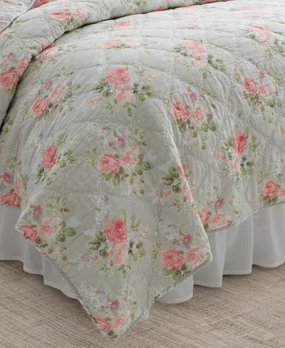 Laura Ashley Melany Cotton Reversible 2-pc. Quilt Set, Twin