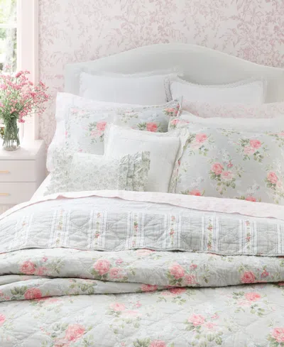Laura Ashley Melany Cotton Reversible 2-pc. Quilt Set, Twin
