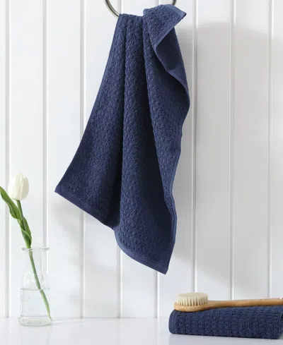 Tommy Bahama Home Northern Pacific Cotton Terry 2 Piece Hand Towel Set In Blue