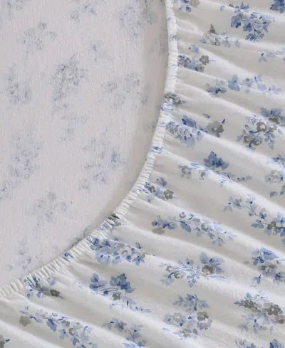 Laura Ashley Cotton Flannel 4-piece Sheet Set, Queen