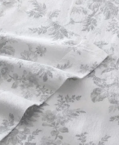 Laura Ashley Cotton Flannel 4-piece Sheet Set, Queen