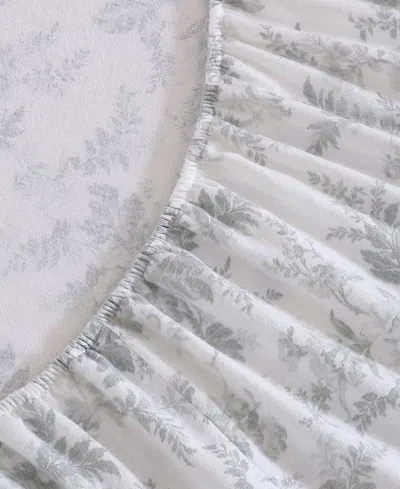 Laura Ashley Cotton Flannel 4-piece Sheet Set, Queen