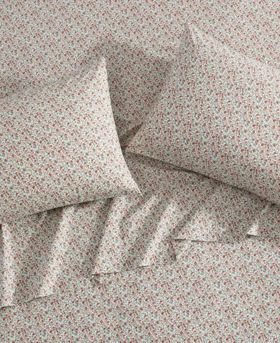 Laura Ashley Cotton Percale 4-pc. Sheet Set, King In Multi