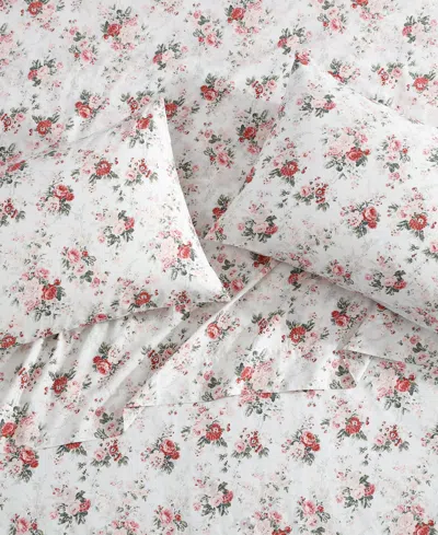 Laura Ashley Cotton Percale 4-pc. Sheet Set, Queen