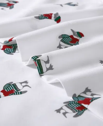 Nautica Closeout!  Printed Flannel 4-pc. Sheet Set, King