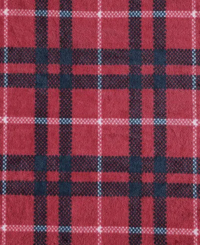 Nautica North Sail Plaid Ultra Soft Plush Fleece Blanket, King In Multi
