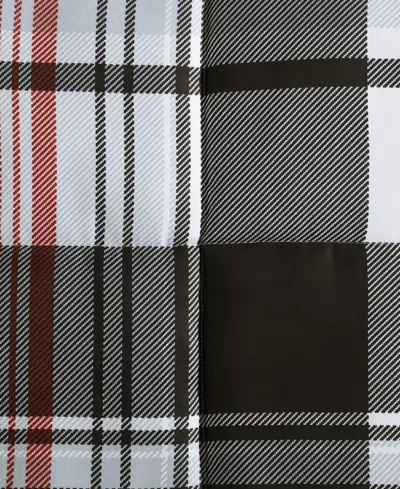 Eddie Bauer Normandy Plaid Micro Suede Down Alternative Reversible 3 Piece Comforter Set, Full/queen In Multi