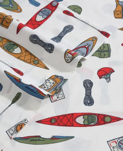 Eddie Bauer Printed 100% Cotton Percale 4-pc. Sheet Set, King