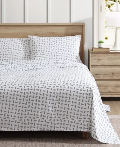 Eddie Bauer Printed 100% Cotton Percale 4-pc. Sheet Set, King