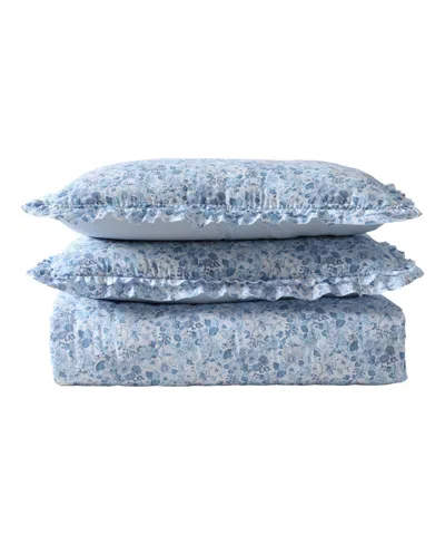 Laura Ashley Quartet Dot 2 Piece Quilt Set, Twin In Blue