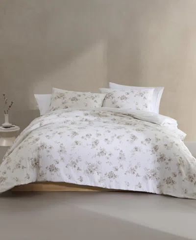 Calvin Klein Closeout!  Eternity Floral Cotton Gauze 3-pc. Duvet Cover Set, Queen