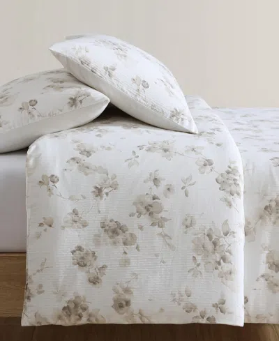 Calvin Klein Closeout!  Eternity Floral Cotton Gauze 3-pc. Duvet Cover Set, Queen