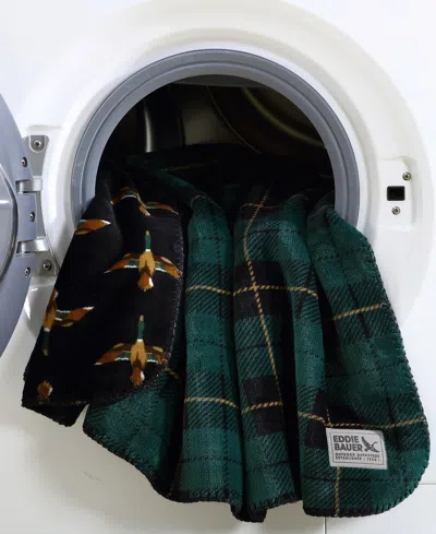 Eddie Bauer Trailhead Plaid Flannel Oversized Throw, 70" X 60"