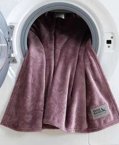 Eddie Bauer Carved Ultra Soft Plush Throw, 70" X 50"