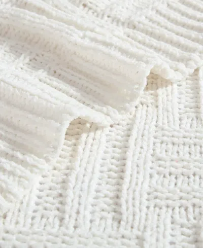 Tommy Bahama Home Chain Basket Knit Throw, 60" X 50"