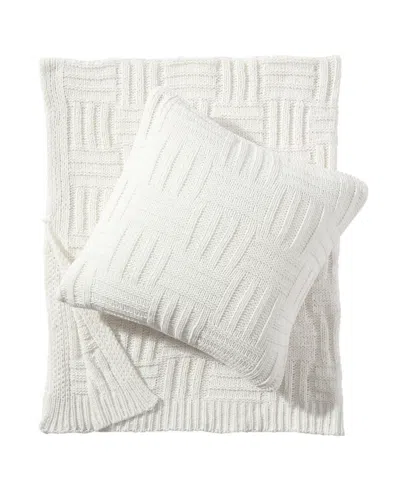 Tommy Bahama Home Chain Basket Knit Throw, 60" X 50"