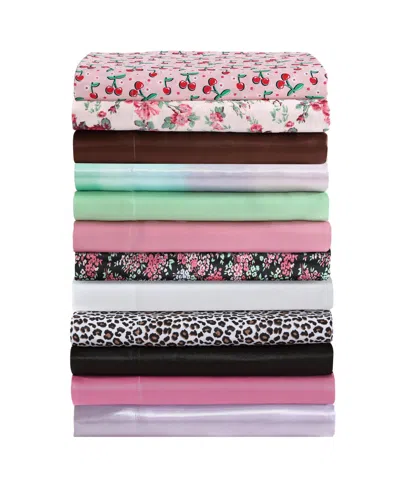 Betsey Johnson Closeout!  Satin 4-pc. Sheet Set, King In Pink