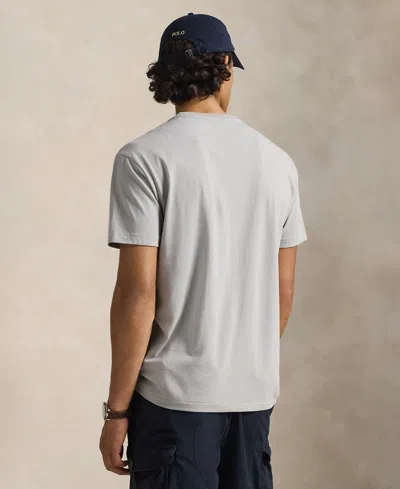 Polo Ralph Lauren Men's Classic Fit Crew Neck Pocket T-shirt In Gray