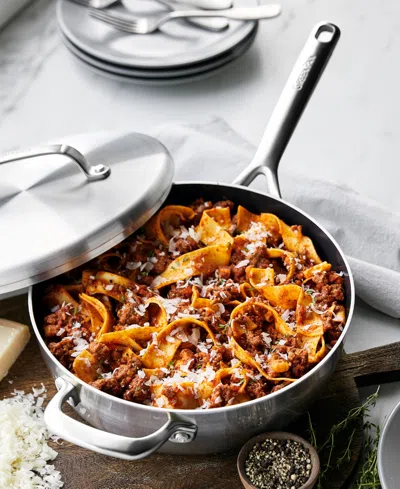 Greenpan Gp5 Stainless Steel 4-quart Saute Pan With Lid In Silver